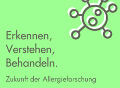 Text auf hellgrünem Hintergrund: Erkennen, verstehen, behandlen, Zukunft der...