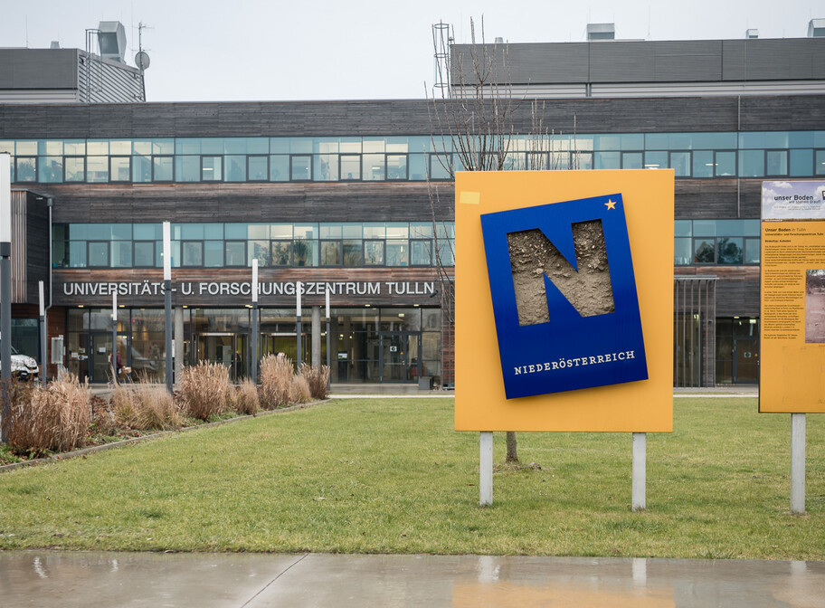 Außenaufnahme des Universitäts und Forschungszentrums Tulln