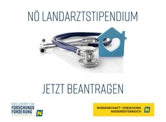 Ein Stetoskop und ein kleines Holzhäuschen mit Herz sind dargestellt dazu der...