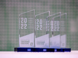 Wissenschaft Zukunft Preis 2022 Trophäen